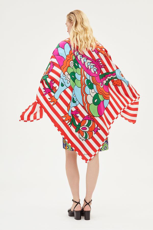 Rianna Nina Greek Scarf Naftis Red