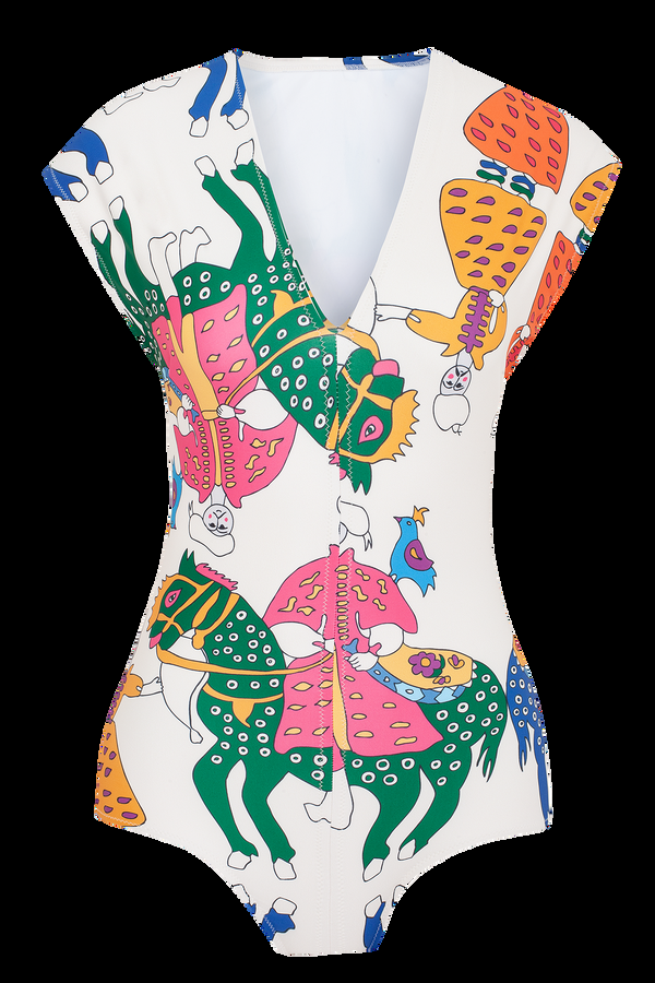 rianna nina Greek Surf Suit