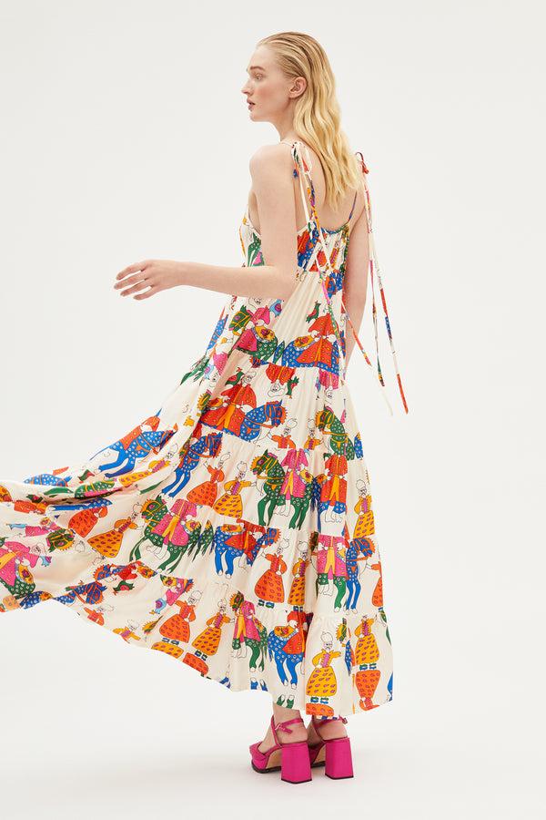 Rianna Nina Greek Volant Dress Sonia