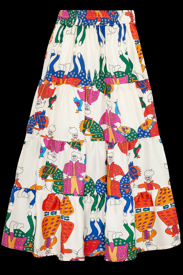 Rianna Nina Greek Volant Skirt Rosalie Washed