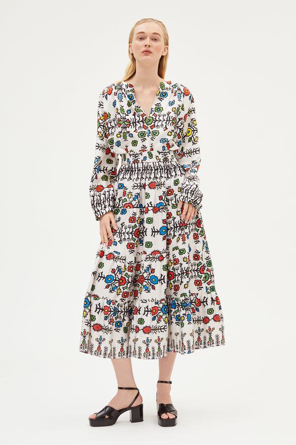 rianna nina Greek Volant Skirt Rosalie Washed