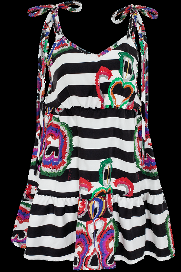 Rianna Nina Greek Volant Top Sonia Washed