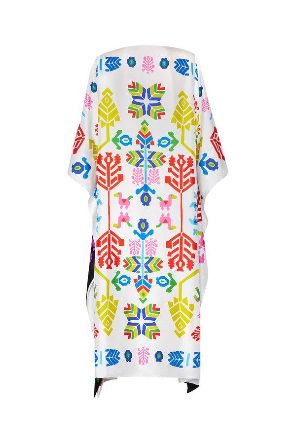 Rianna Nina Kilimi Kaftan Platia Black White