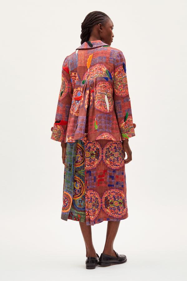 Rianna Nina Kipos Dyo Embroidered Jacket Fedora