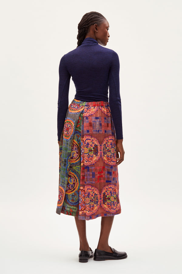 Rianna Nina Kipos Dyo Split Skirt Loulou Wool