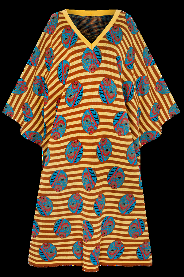 rianna nina Kipos Knitted Poncho Liva