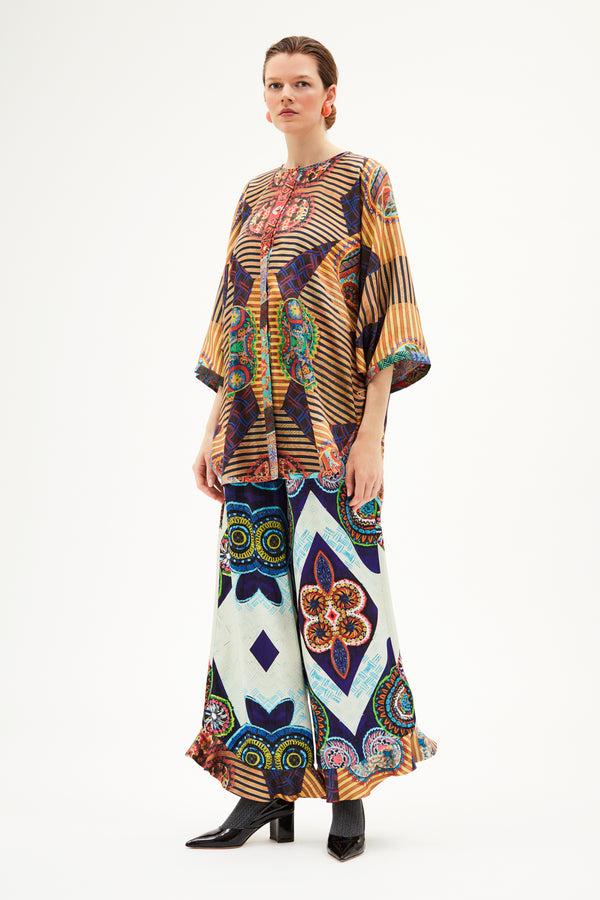 rianna nina Kipos Reversible Blouse Margarita