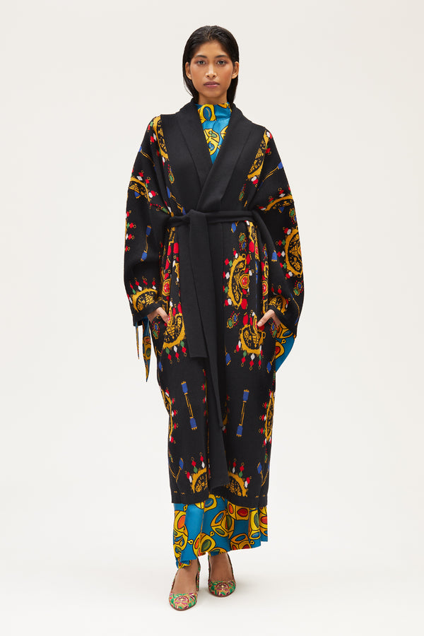 Rianna Nina KOSMIMA Knitted Kimono Coat Benedetta