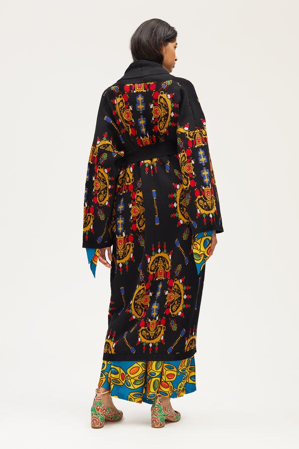 Rianna Nina KOSMIMA Knitted Kimono Coat Benedetta