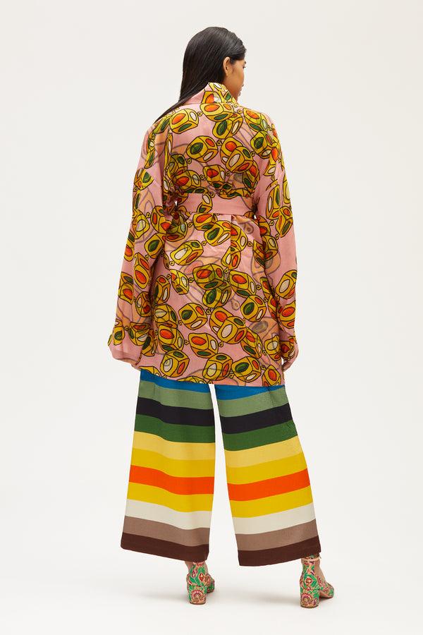 Rianna Nina KOSMIMA Short Kimono Panos Wool