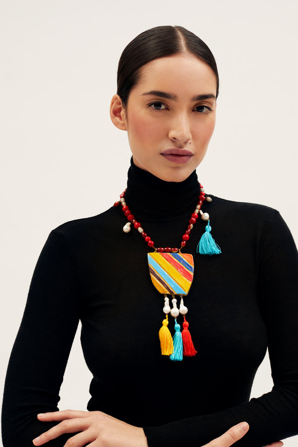 rianna nina One-of-a-kind Clay Necklace