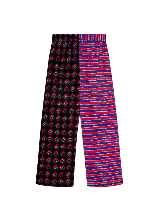 Rianna Nina One-of-a-kind Flared Leg Pants Silk