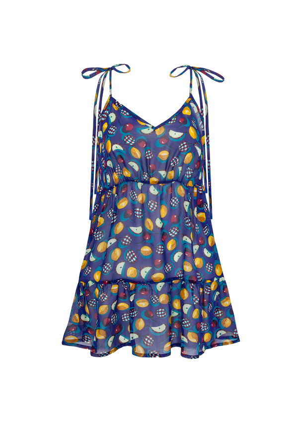 Rianna Nina One-of-a-kind Volant Top Silk