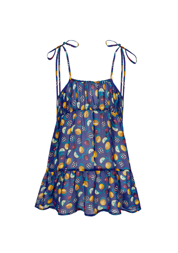 Rianna Nina One-of-a-kind Volant Top Silk