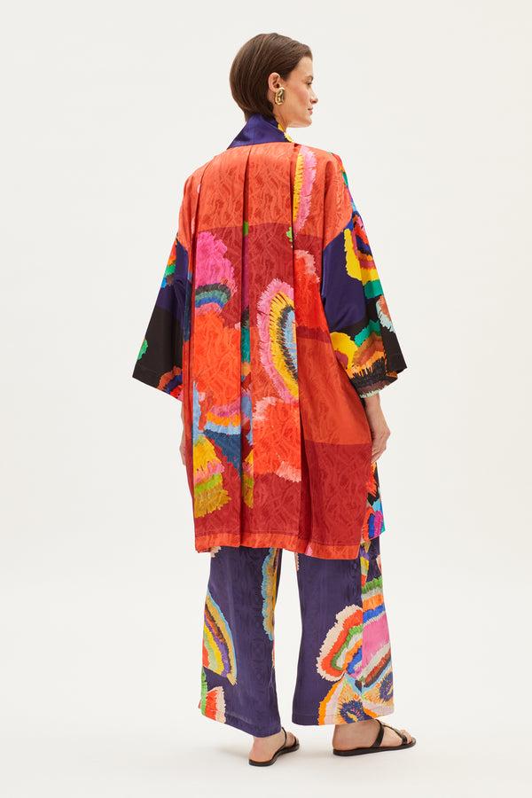 Rianna Nina Paradeisos Pleated Coat Freia