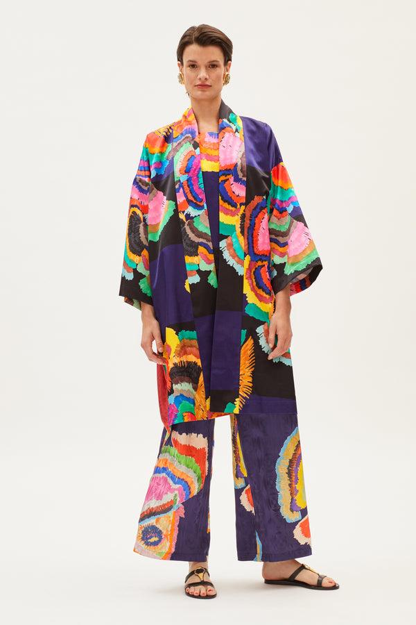 rianna nina Paradeisos Pleated Coat Freia