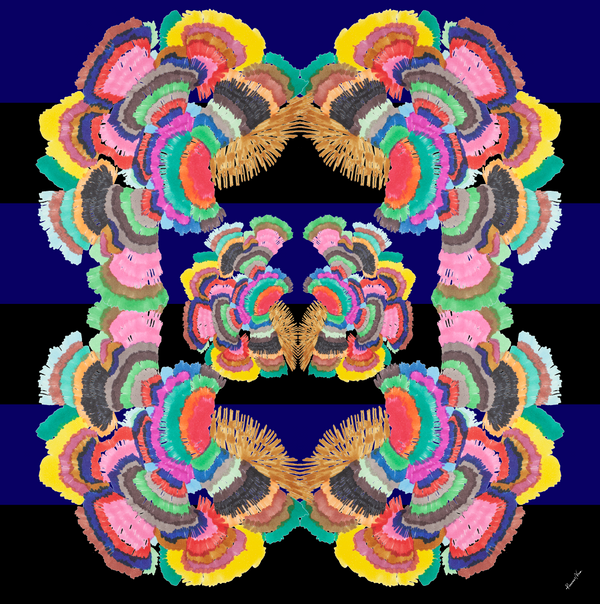 Rianna Nina Paradeisos Scarf Achinos Royal