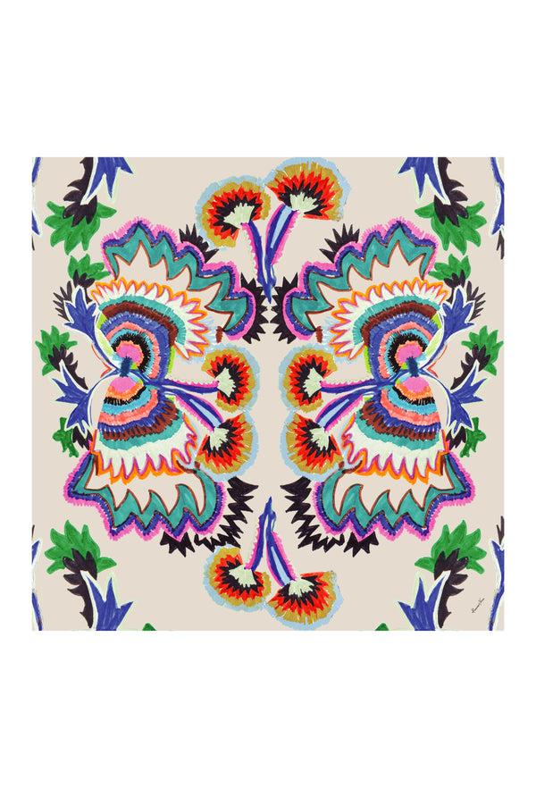 rianna nina Paradeisos Scarf Zoi Beige