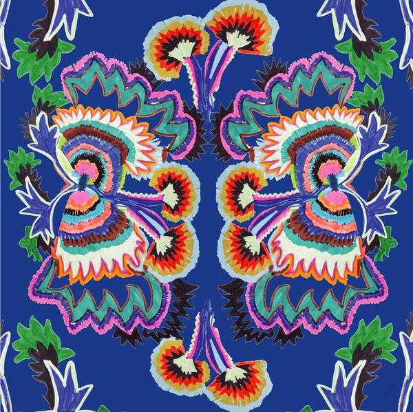 Rianna Nina Paradeisos Scarf Zoi Blue