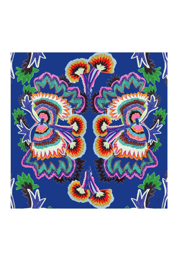 rianna nina Paradeisos Scarf Zoi Blue