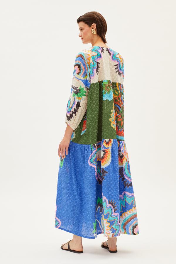 Rianna Nina Paradeisos Volant Dress Minu Cotton