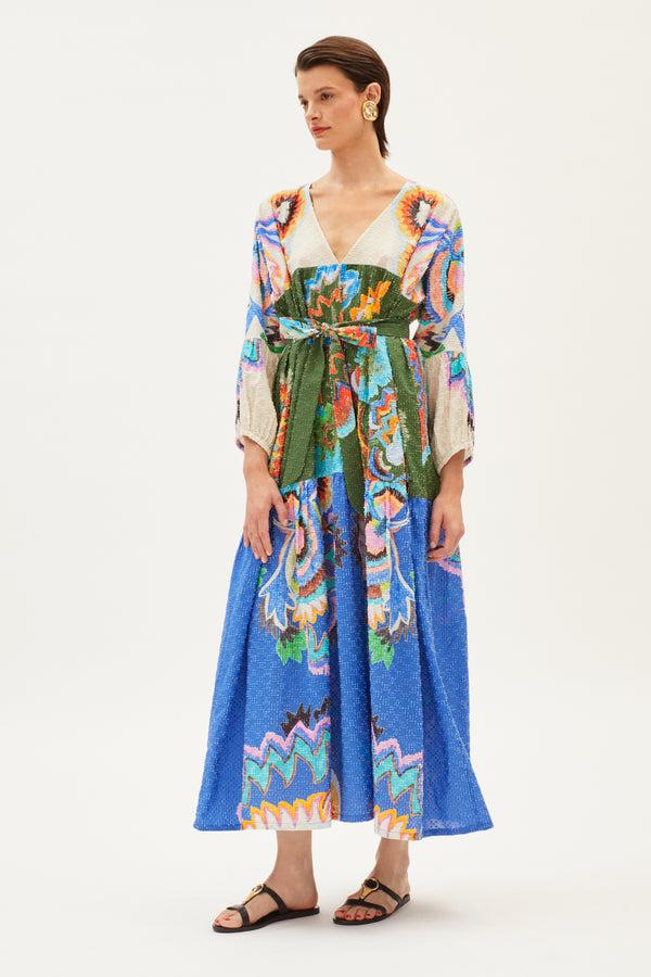 Rianna Nina Paradeisos Volant Dress Minu Cotton