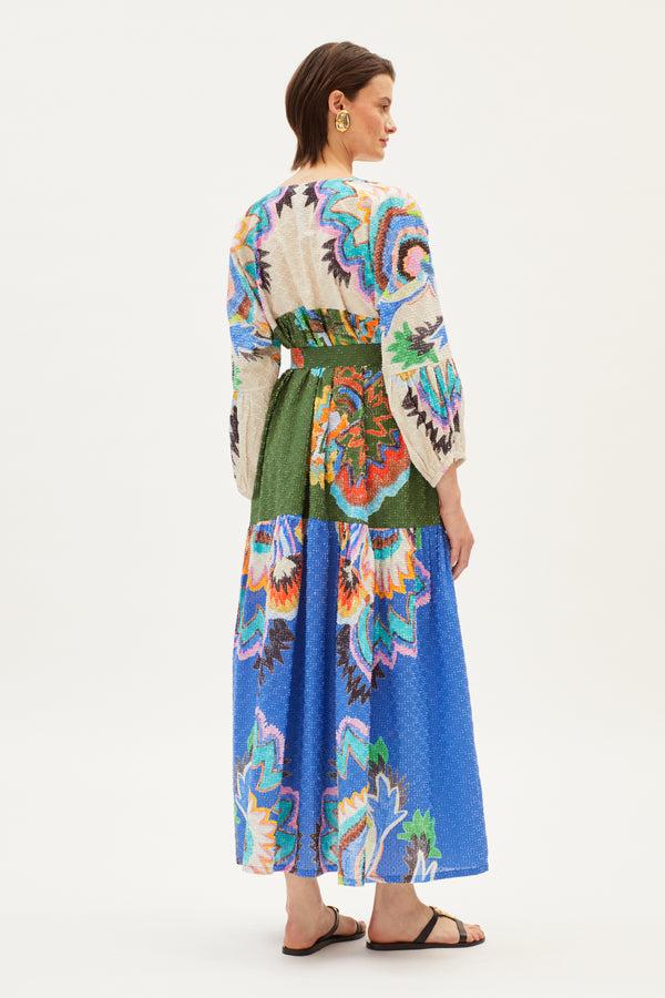 Rianna Nina Paradeisos Volant Dress Minu Cotton