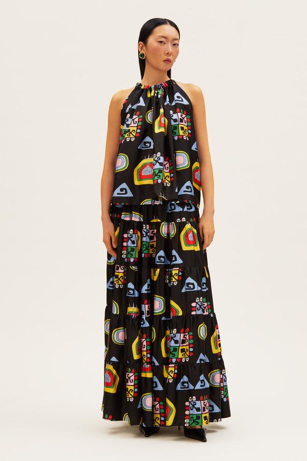 rianna nina Tependris Neckholder Blouse Brigitte