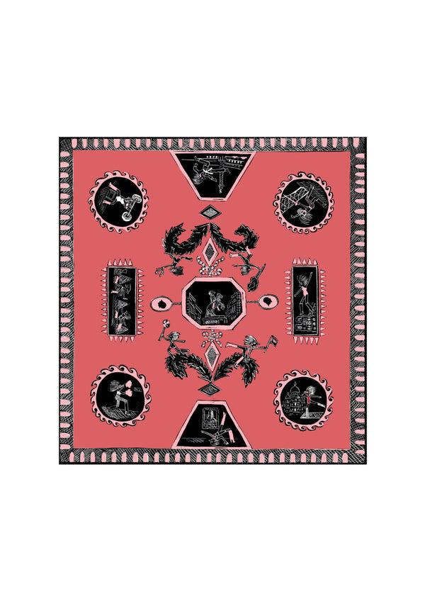 Rianna Nina Tependris Scarf Olympic Pink 140