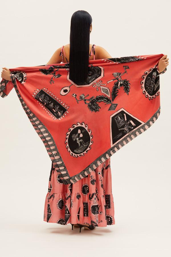 Rianna Nina Tependris Scarf Olympic Pink 140