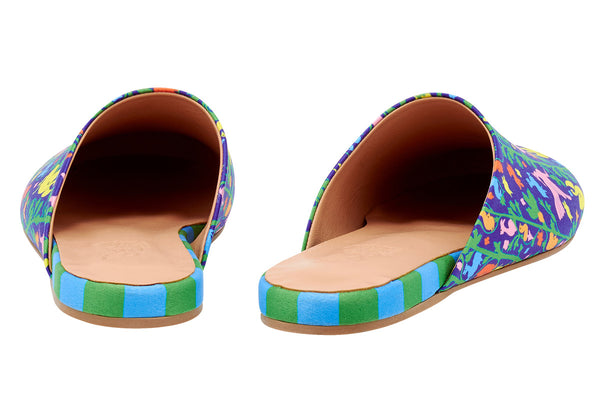 Rianna Nina The Benaki Slipper Kiknos Blue