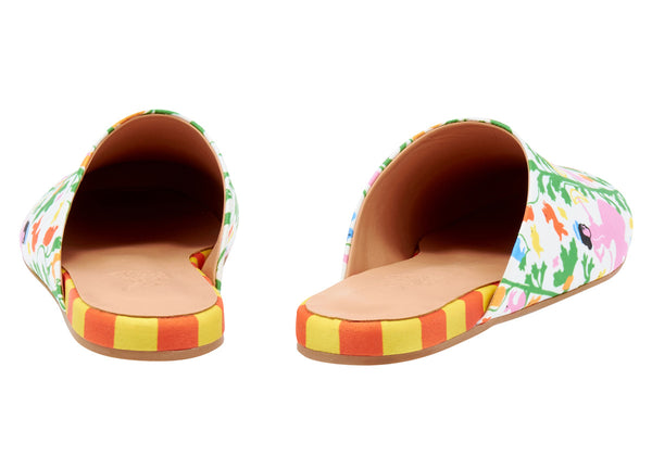 Rianna Nina The Benaki Slipper Kiknos White