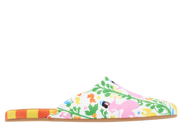 Rianna Nina The Benaki Slipper Kiknos White