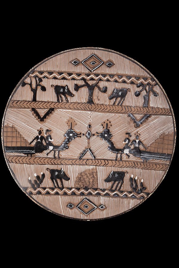 rianna nina Vintage Hungarian Terracotta Plate