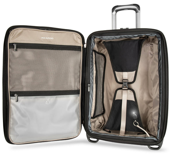 Ricardo Beverly Hills Flight Essentials Softside Carry-On Black
