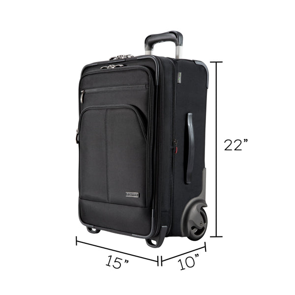 Ricardo Beverly Hills Flight Essentials Softside Carry-On Black