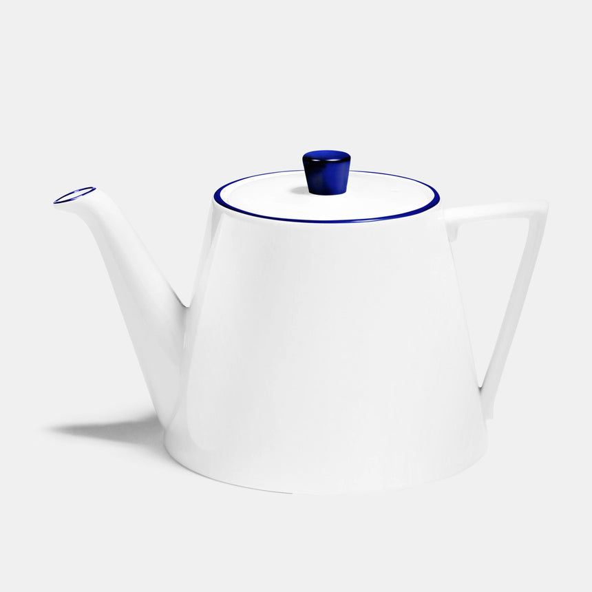 richard brendon Line Cobalt Deco Large Teapot - Second Quality