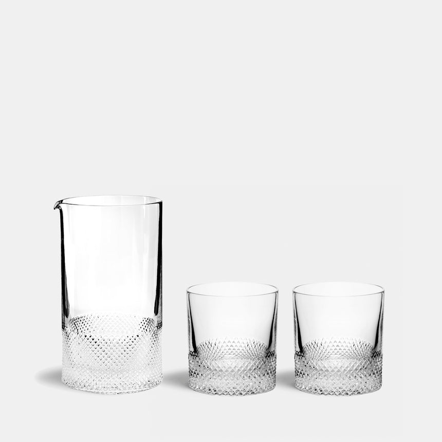 richard brendon Diamond Whisky Mixer Set