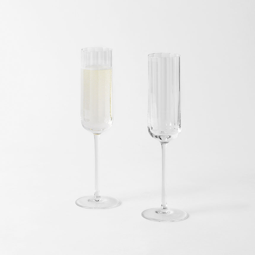 Richard Brendon Fluted Champagne Flute (Set Of Two)