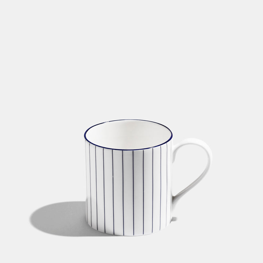 richard brendon Pinstripe Mug - Cobalt