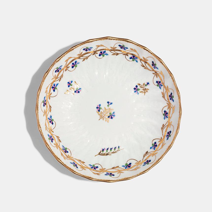 richard brendon Royal Crown Derby Saucer c.1790 and Gold Reflect Teacup