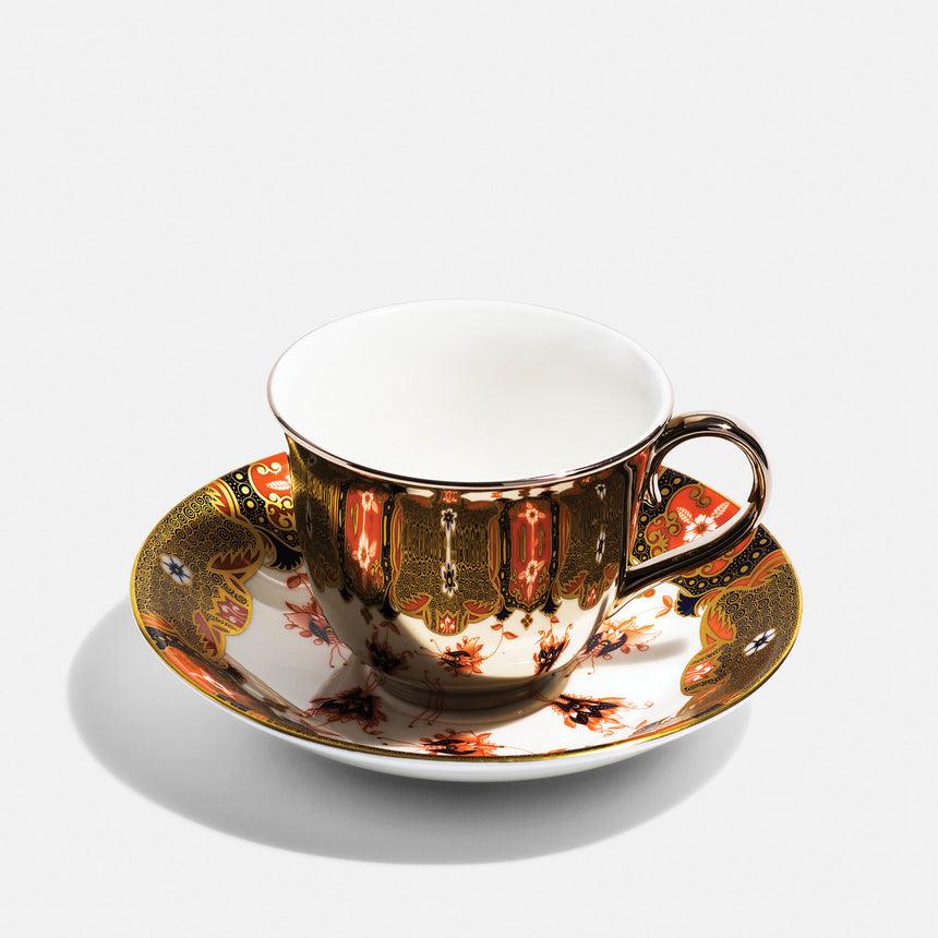 Richard Brendon V&A Dragon Flower Reflect Teacup And Saucer Set - Discontinued