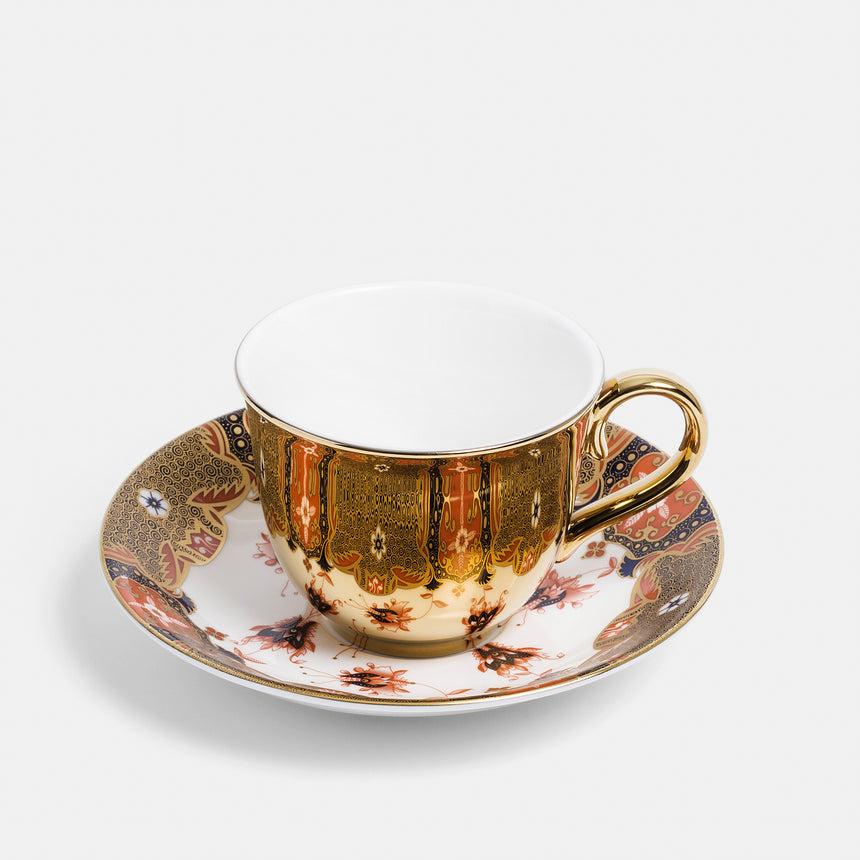 richard brendon V&A Dragon Flower Reflect Teacup and Saucer Set - Discontinued