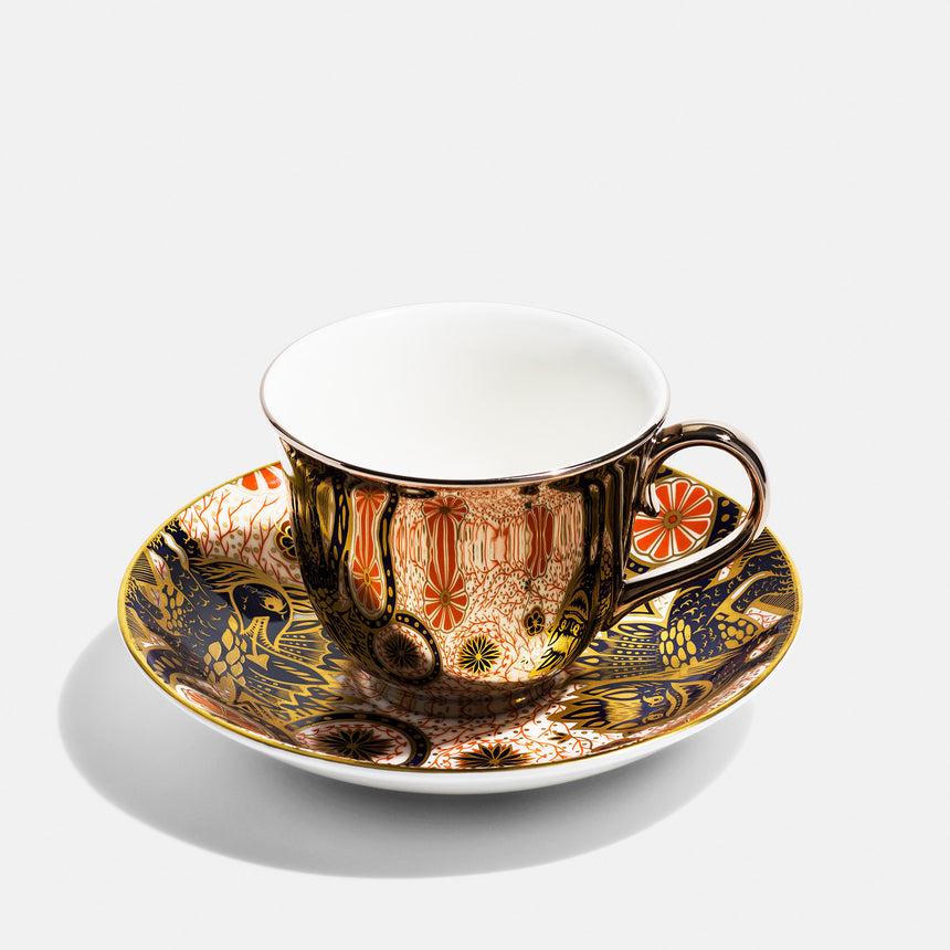 Richard Brendon V&A Mythical Beasts Reflect Teacup And Saucer Set - Discontinued