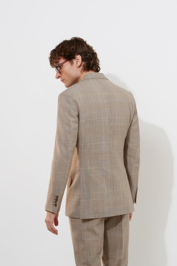 Richard James Chapman Jacket – Brown Prince Of Wales Check