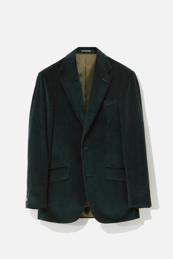 richard james Chapman Jacket – Petrol Cotton Corduroy
