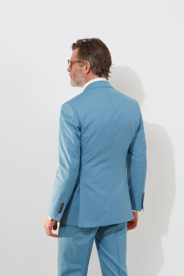 Richard James Chapman Jacket – Sky Blue Wool & Mohair Blend