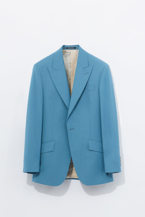 Richard James Chapman Jacket – Sky Blue Wool & Mohair Blend