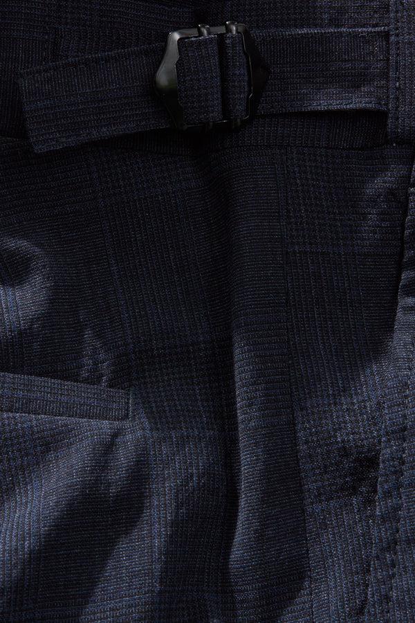 Richard James Chapman Trousers – Navy Prince Of Wales Check Seersucker