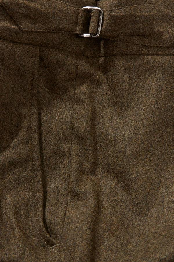 Richard James Hepworth Suit – Olive Wool & Cashmere Flannel